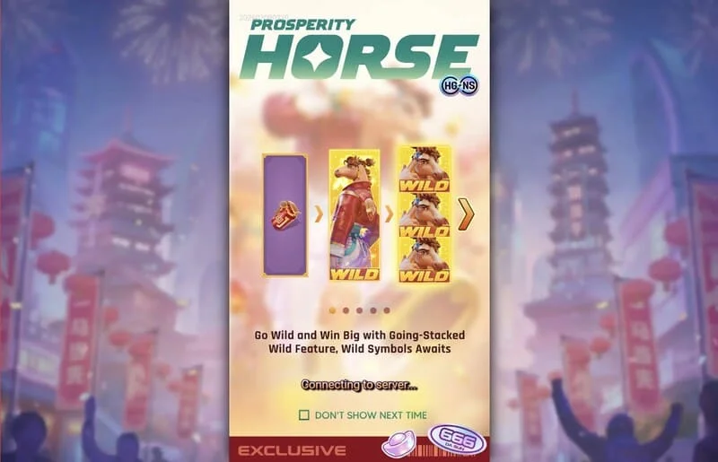 Prosperity Horse – sukrauti Wild simboliai ant būgnų